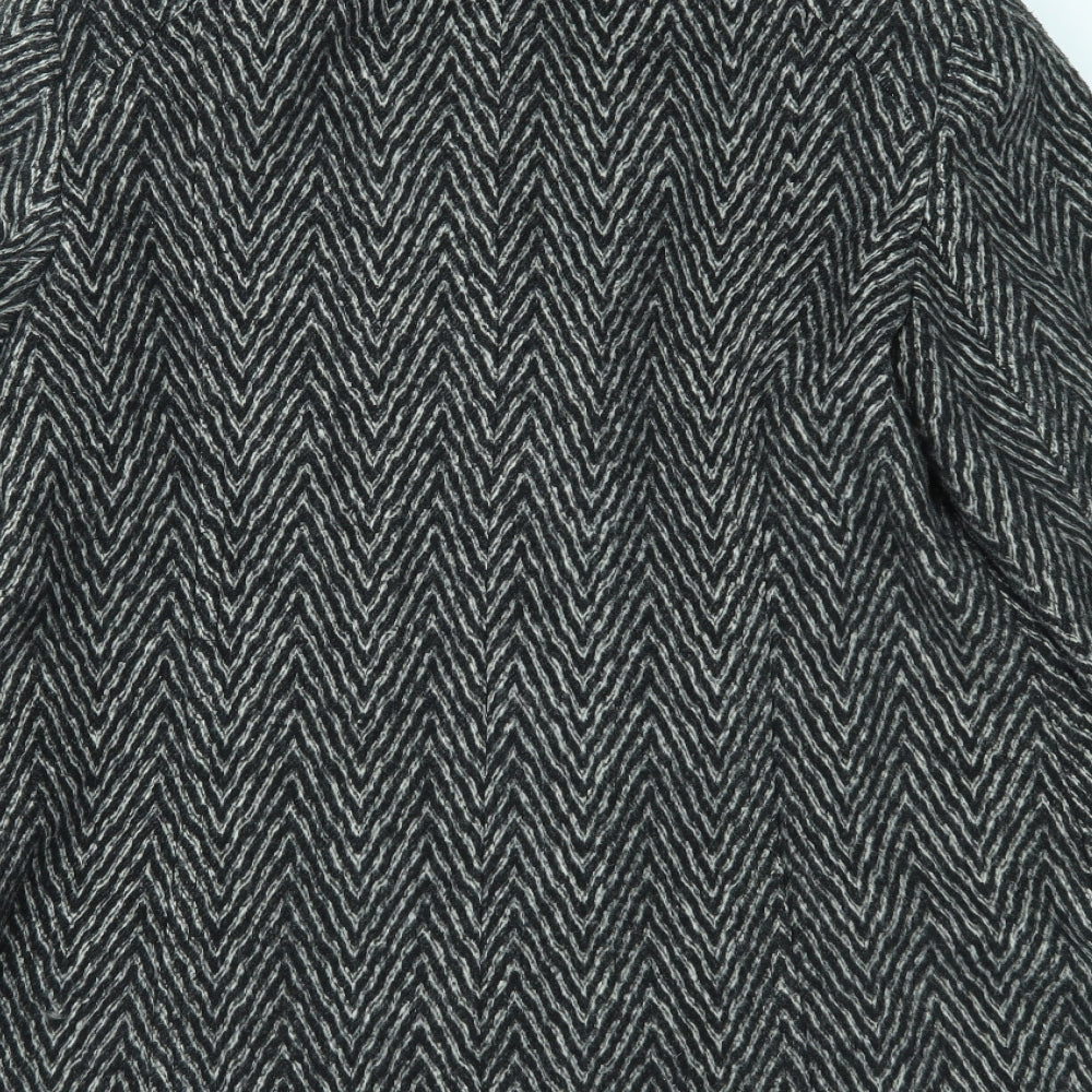 Womens UK Size 16 EWM Grey Overcoat