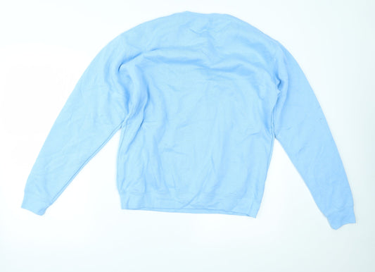 Fruit of the Loom Girls Blue Pullover Jumper Size 14-15 Years