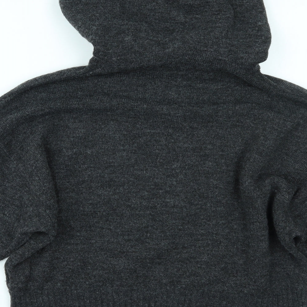 H&M Womens Grey Pullover Hoodie Size S