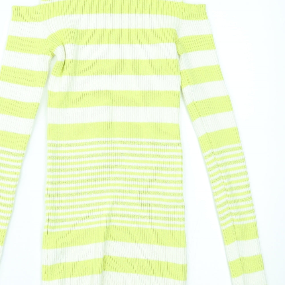 Womens UK Size 10 NEXT Green Basic Blouse
