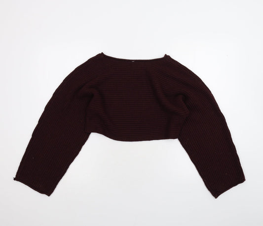 Womens UK Size 6 Topshop Purple Pullover Jumper