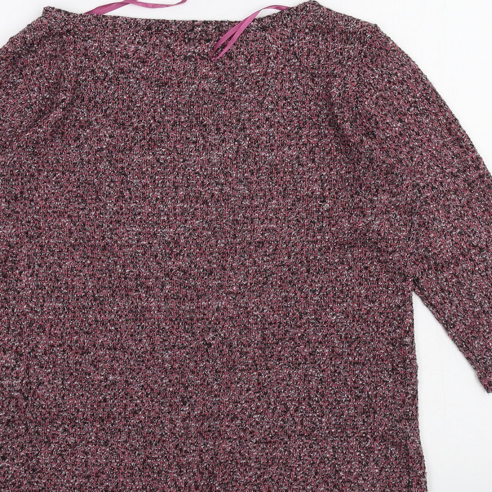 Womens UK Size 6 New Look Red Pullover Jumper