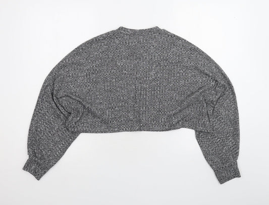 Womens UK Size M PRETTYLITTLETHING Grey Pullover Jumper