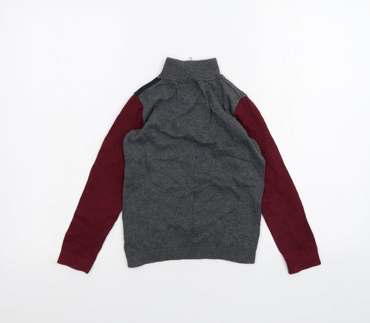 NEXT Girls Grey Basic T-Shirt Size 6 Years