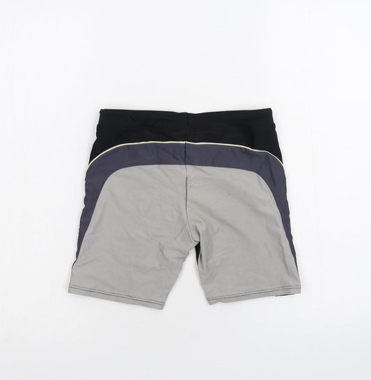 Marks and Spencer Girls Grey Sweat Shorts Size 9-10 Years