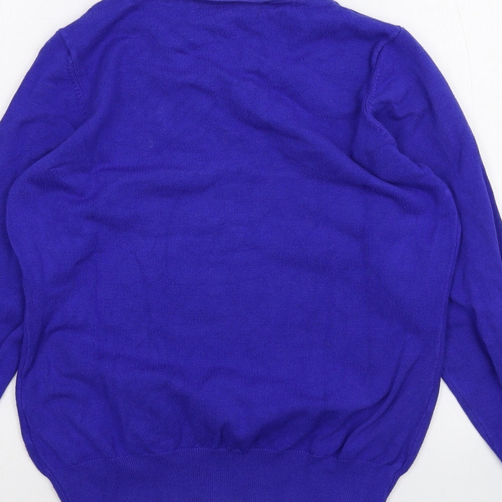 Autonomy Womens Blue Basic T-Shirt Size 10