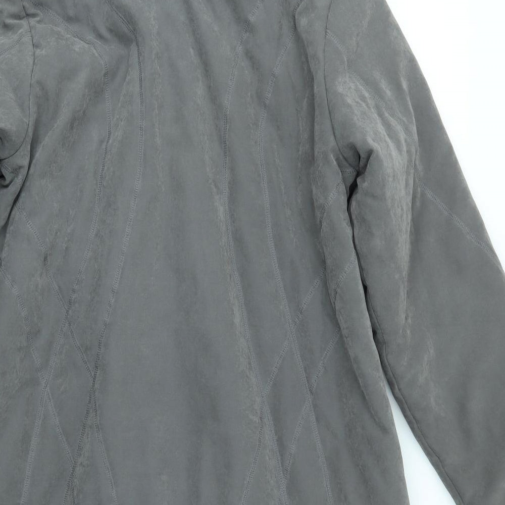 Womens UK Size 14 DAVID BARRY Grey Overcoat