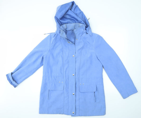 Bonmarché Womens Blue Overcoat Coat Size S