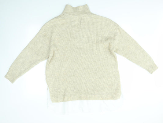George Womens Beige Pullover Jumper Size L
