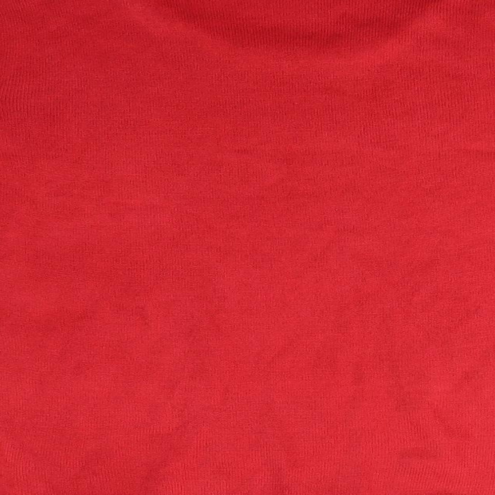 BM Womens Red Pullover Jumper Size S
