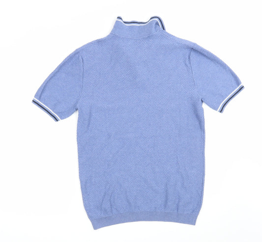 Easy Mens Blue Polo Size M