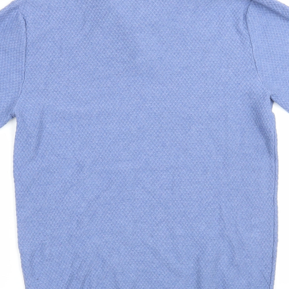 Easy Mens Blue Polo Size M