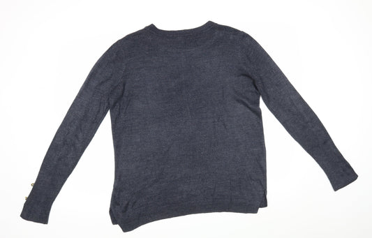 Primark Womens Grey Pullover Jumper Size S