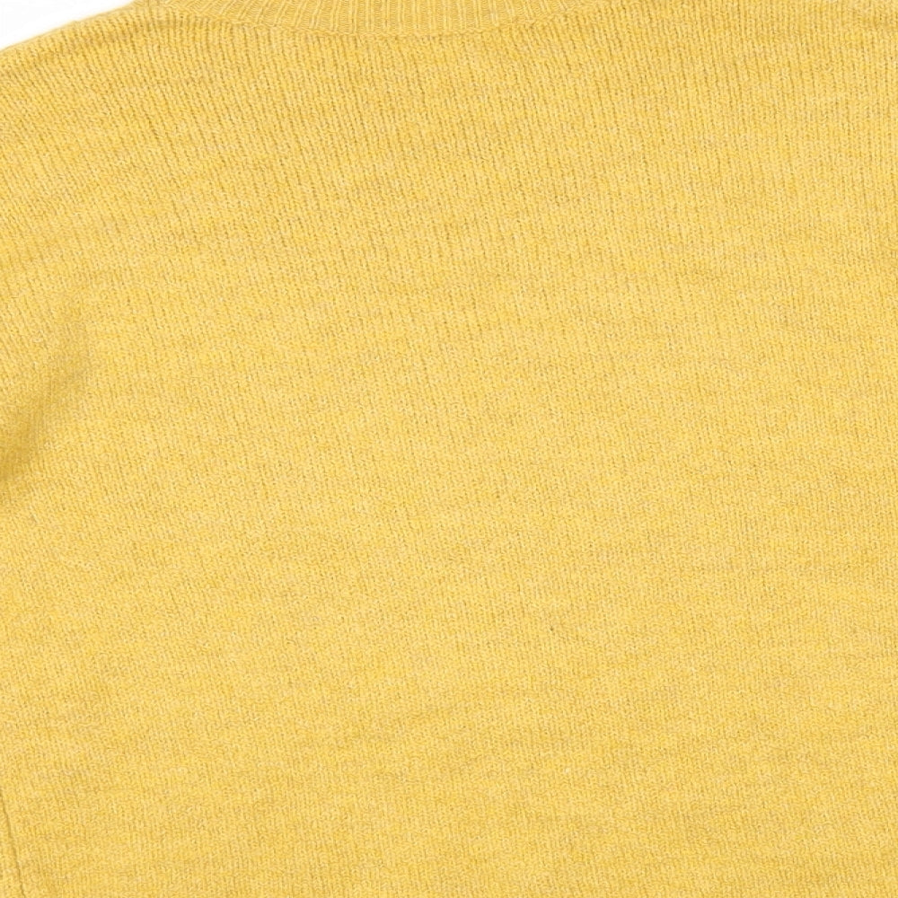 George Womens Yellow Pullover Jumper Size S