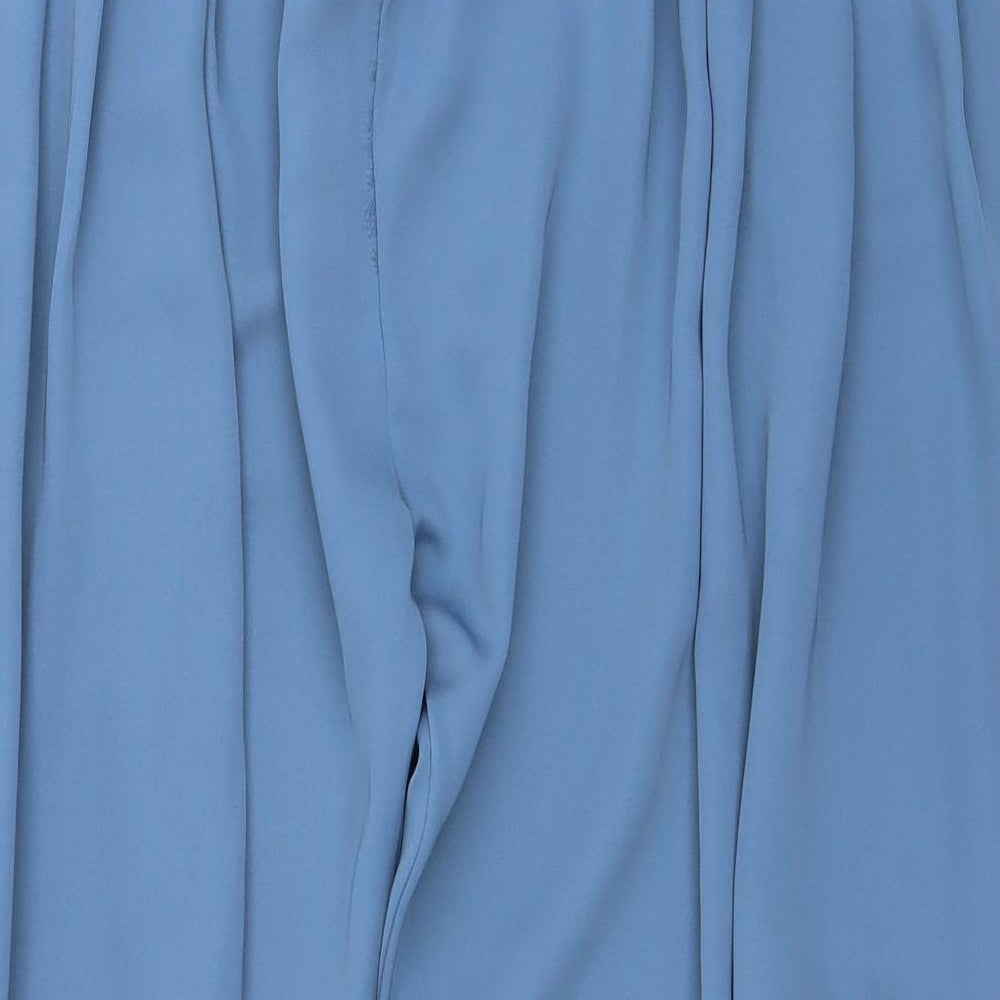 Womens UK Size L Preworn Regular Fit Bloomer Blue Trousers