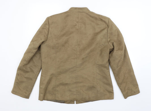 Womens UK Size 14 Preworn Brown Jacket