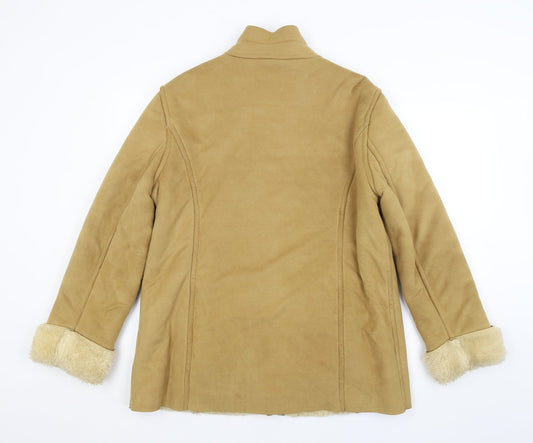 Womens UK Size 16 Preworn Beige Jacket