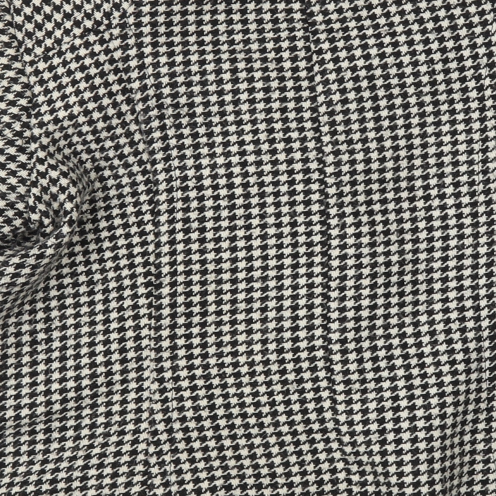 Klass Womens Multicoloured Houndstooth Jacket Sport Coat Size 12