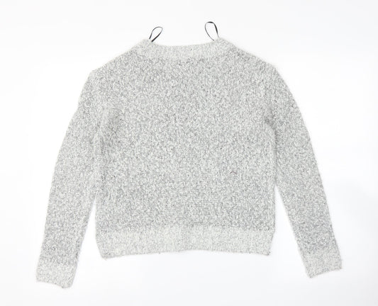 Womens UK Size XS H&M Grey Pullover Jumper
