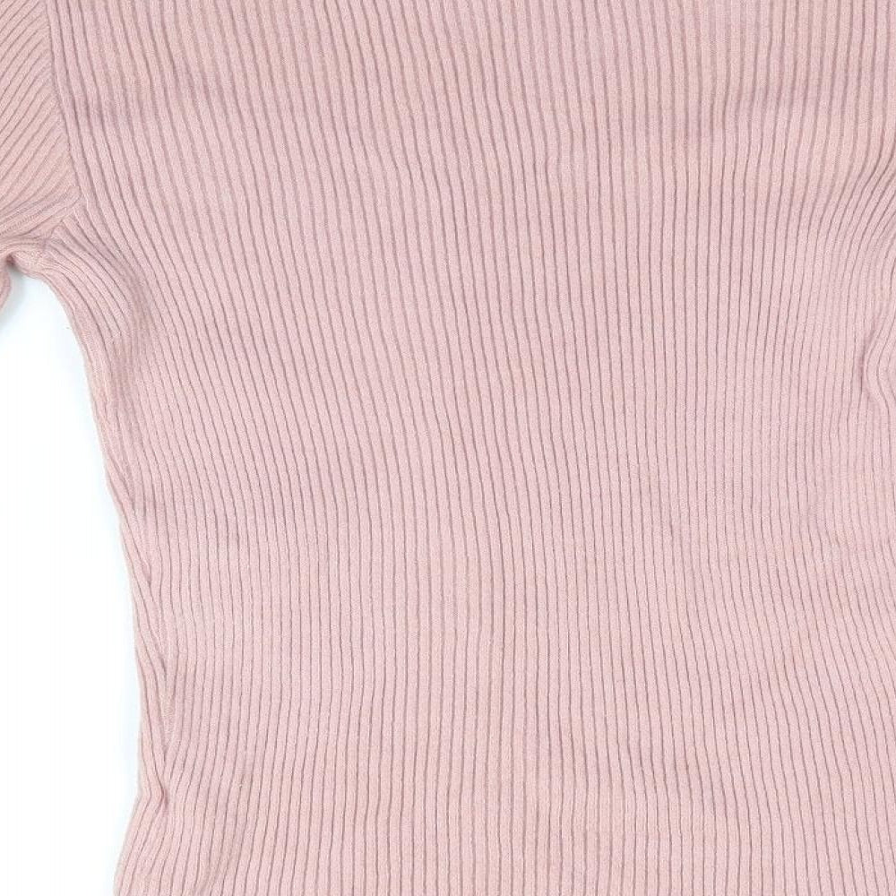 Primark Womens Pink Pullover Jumper Size 12