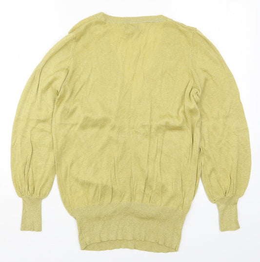 Womens UK Size 16 NEXT Yellow Pullover Jumper