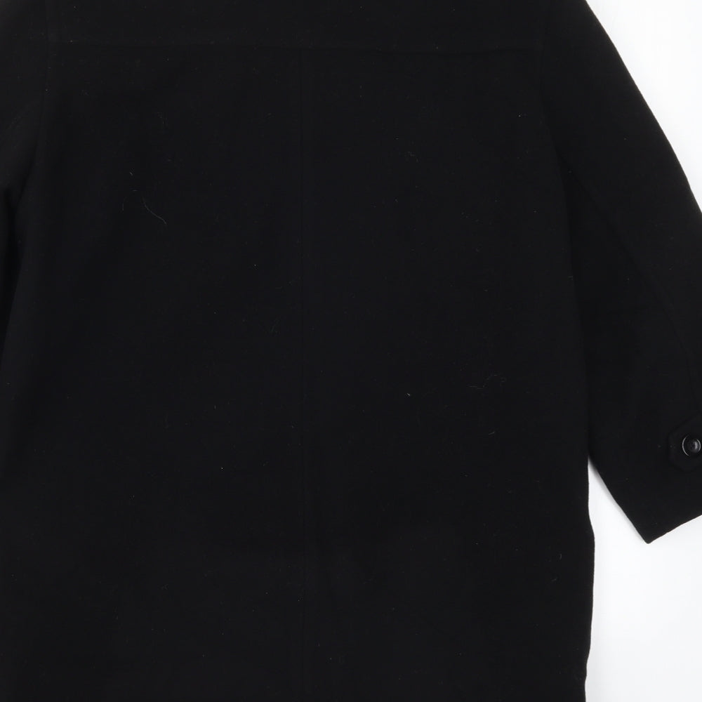 Alex & Co Womens Black Pea Coat Coat Size 8