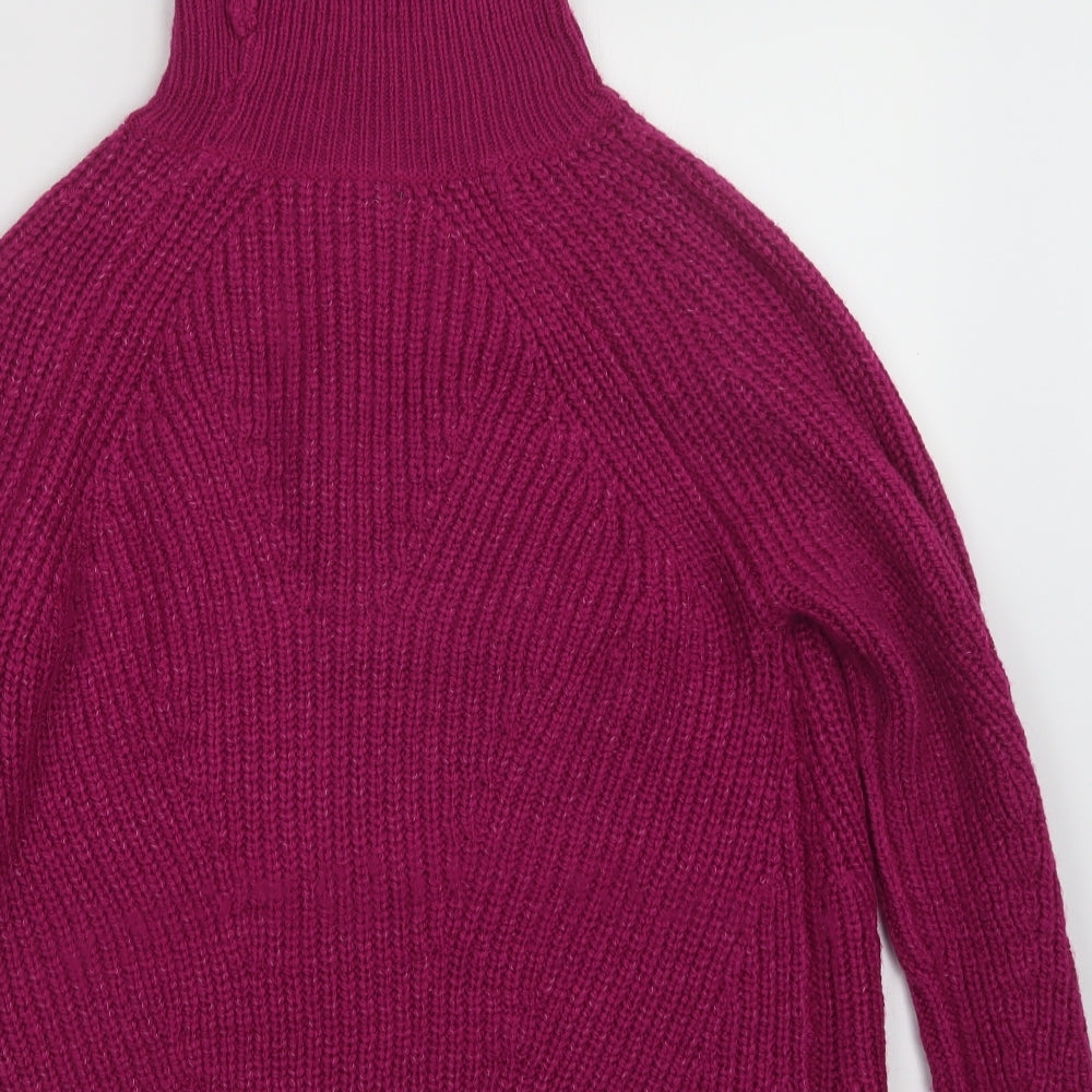 Primark Womens Purple Knit Pullover Jumper Size 4