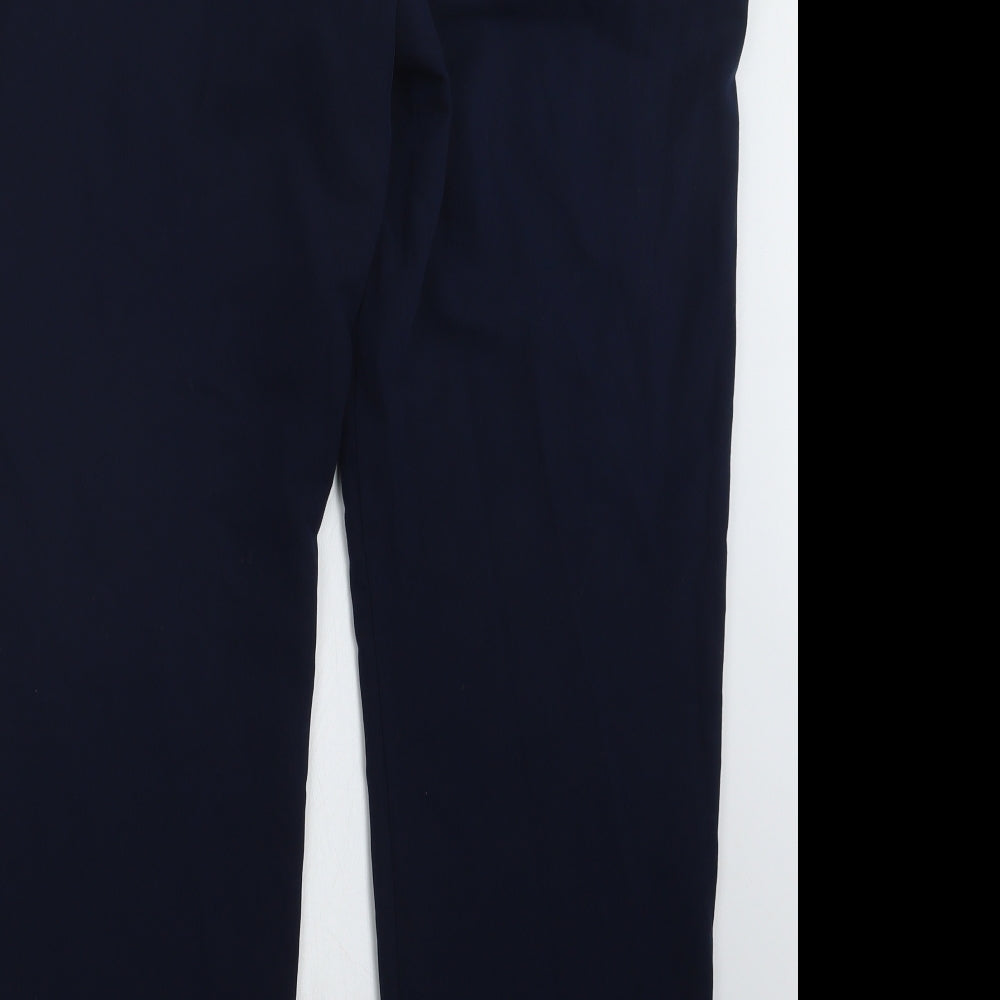 Womens UK Size 14 Magi Regular Fit Blue Trousers