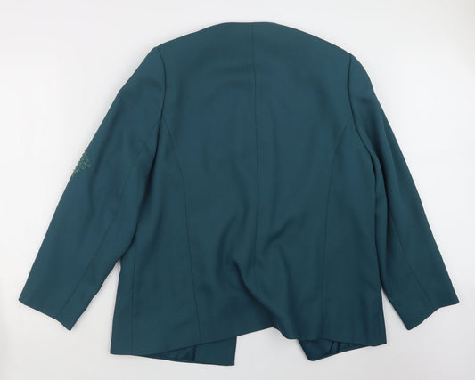 Classics Womens Blue Jacket Size 20