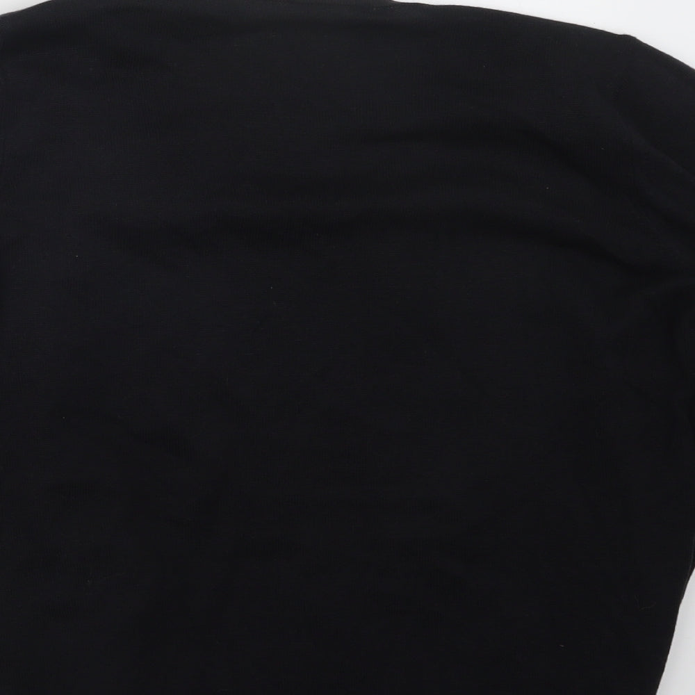 Womens UK Size 14 Per Una Black Cardigan Jumper