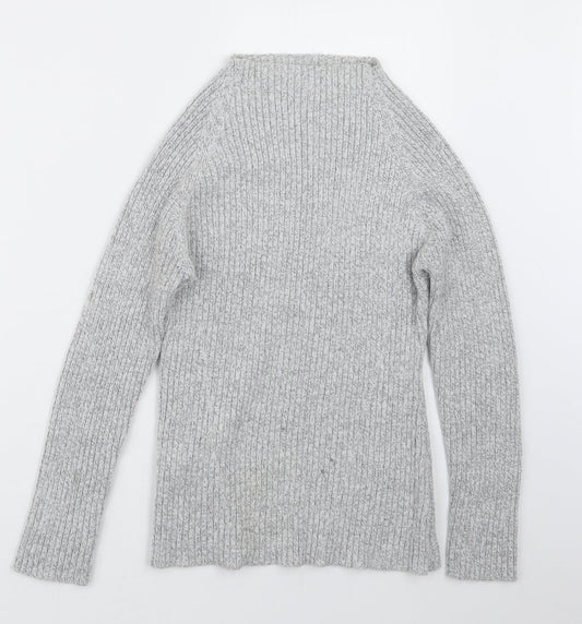 Select Womens Grey Knit Pullover Jumper Size S