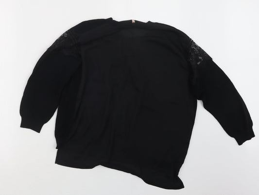 Womens UK Size S sweewe Black Pullover Jumper