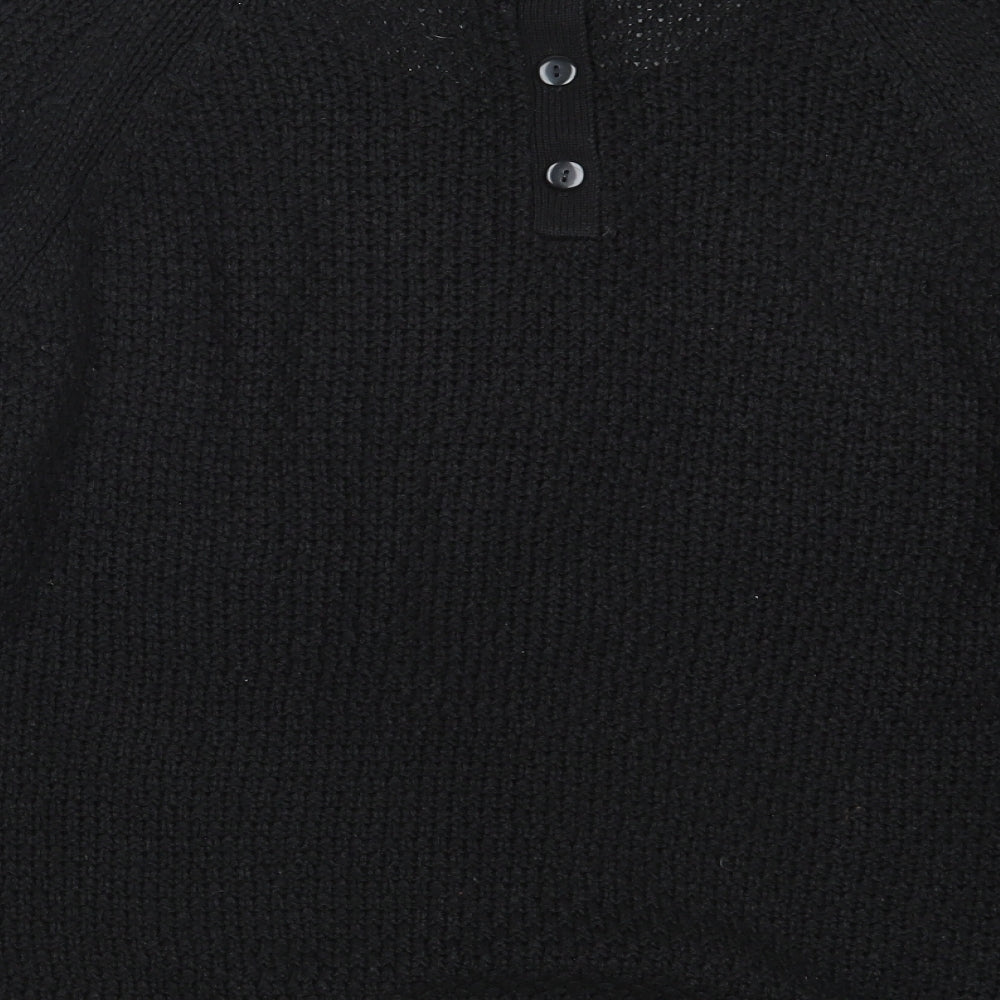 Love Knitwear Womens Black Pullover Jumper One Size