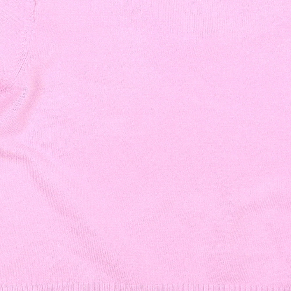 Womens UK Size L Ann Marie Pink Pullover Jumper