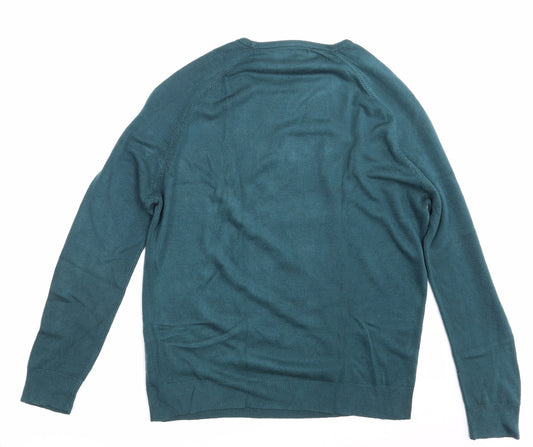 Twisted Soul Mens Green Pullover Sweatshirt Size L