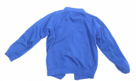 Trutex Girls Blue Cardigan Jumper Size 9-10 Years - EXTOL ACADEMY TRUST