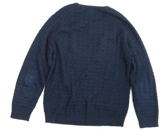 NEXT Mens Blue Pullover Jumper Size M
