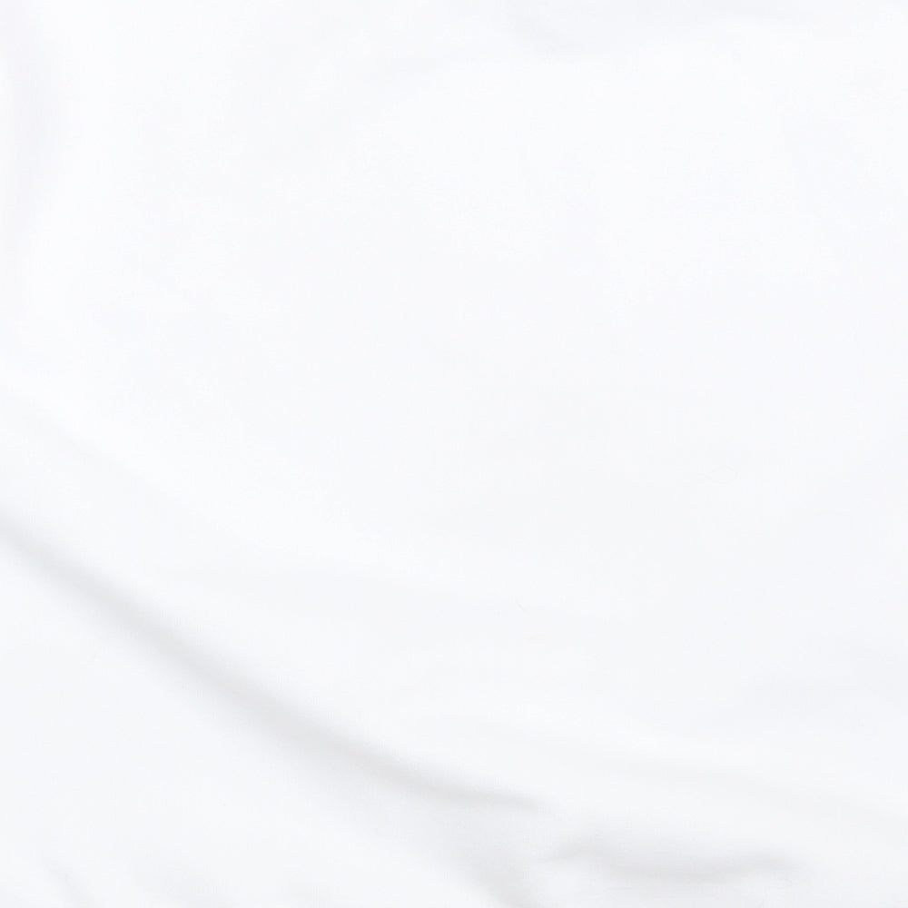 Boohoo Womens White Pullover Jumper Size 14