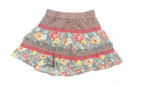 Fransa Girls Multicoloured Flecked A-Line Skirt Size 24 Months - Waist 18in