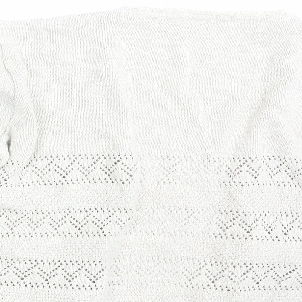 Womens UK Size 14 Berkertex Beige Cardigan Jumper