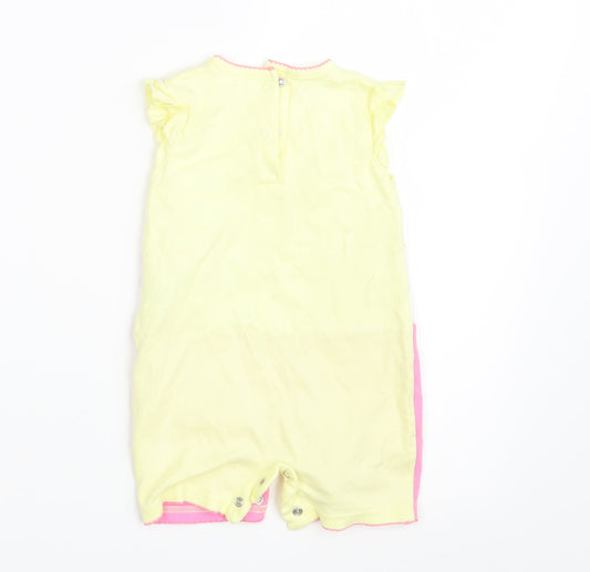 Morris Mouse Girls Multicoloured Floral Babygrow One-Piece Size 3-6 Months - Cute