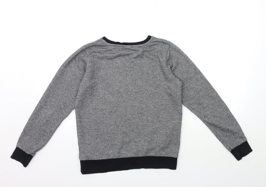 Womens UK Size 6 FRIENDS Grey Pullover Sweatshirt