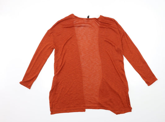 Womens UK Size S H&M Brown Cardigan Jumper