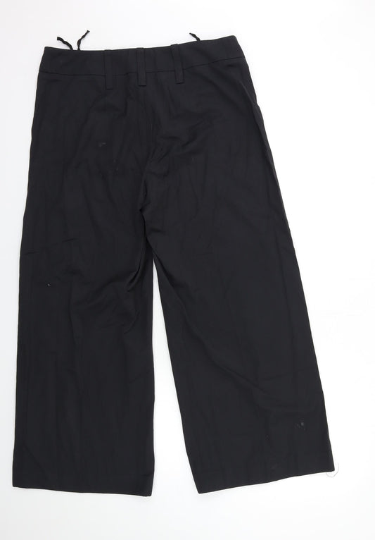 EVELIN BRANDT Womens Black Trousers Size 14 L27 in