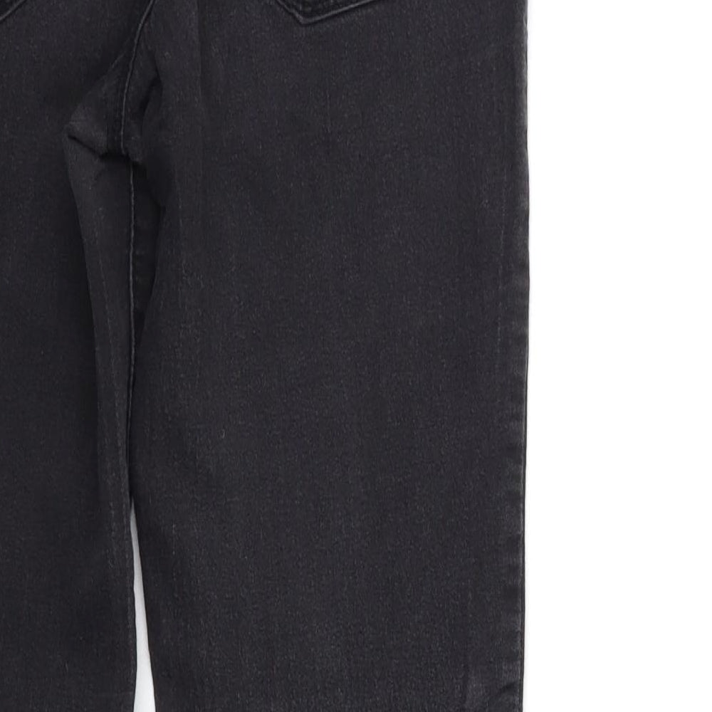 Denim & Co. Womens Grey Denim Skinny Jeans Size 10 L29 in