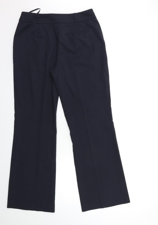 Womens UK Size 12 Papaya Regular Fit Blue Trousers