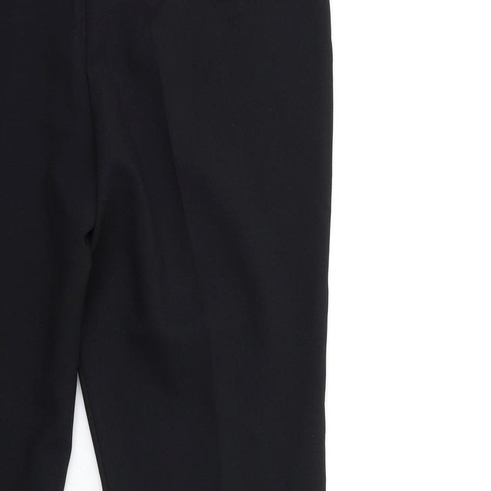 Womens UK Size 12 Atmosphere Regular Fit Black Trousers