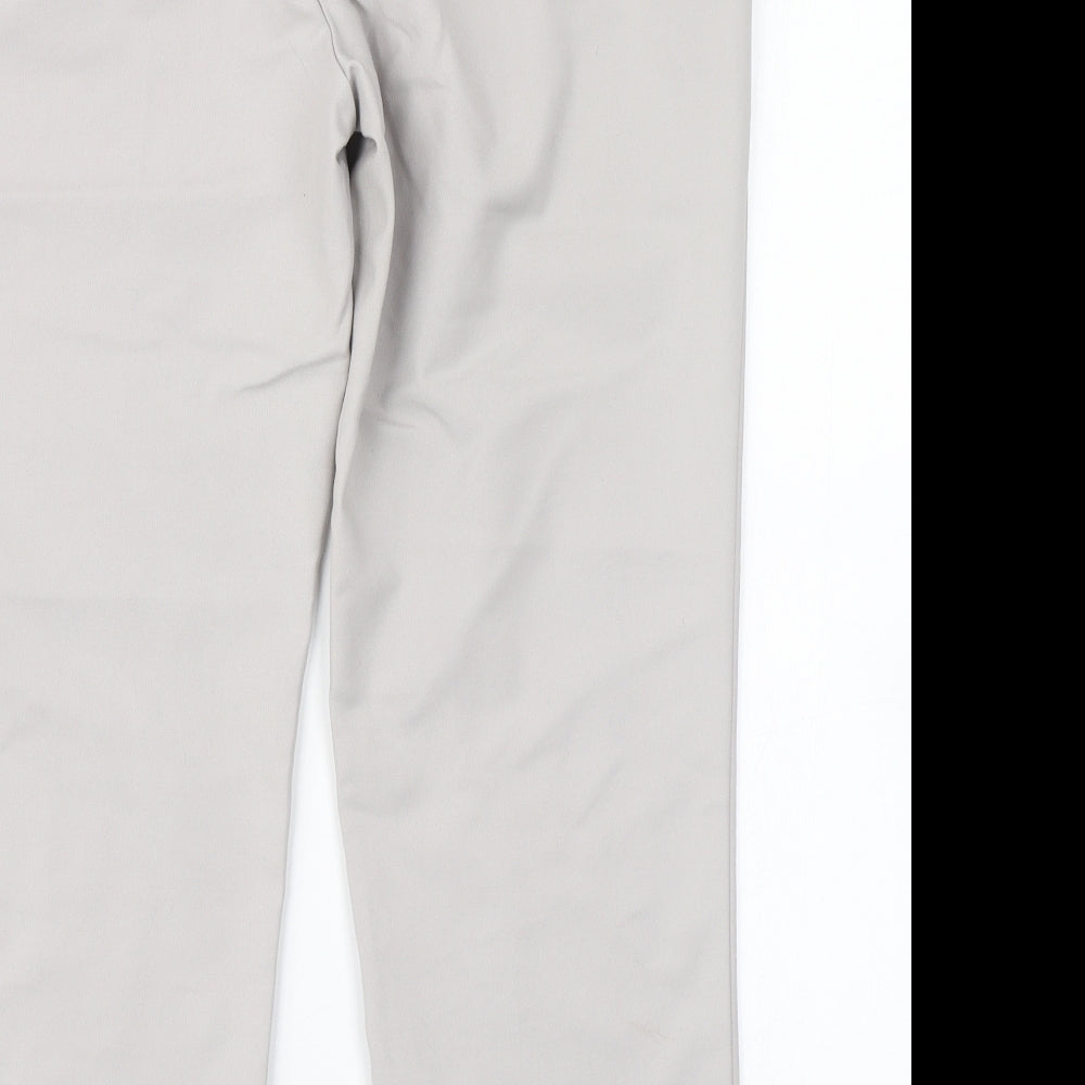 Mango Womens Grey Pedal Pusher Trousers Size 12 L24 in