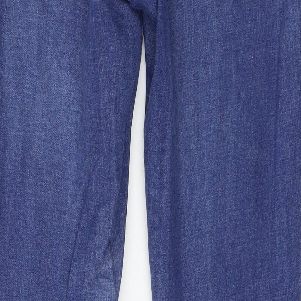 Topshop Womens Blue Denim Skinny Jeans Size 28 in L25 in