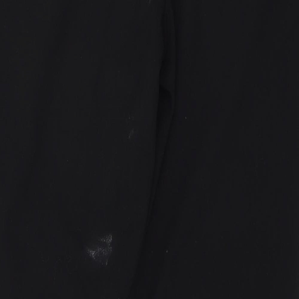 Womens UK Size 6 NEXT Regular Fit Black Trousers